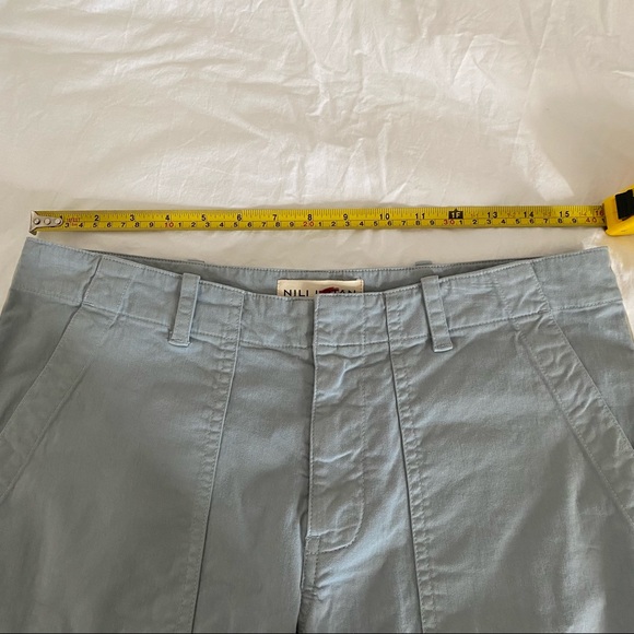 NWOT Nili Lotan Jenna Pant - Steel Blue with Tape - Picture 7 of 9